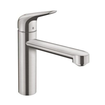 Hansgrohe Focus M42 eengreeps keukenmengkraan 1 straalsoort uitloop haaks draaibaar edelstaal finish 71806800 5 Hansgrohe Focus M42 eengreeps keukenmengkraan 1 straalsoort uitloop haaks draaibaar edelstaal finish 71806800 5