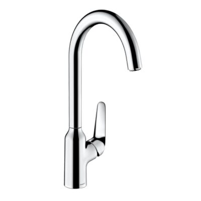 Hansgrohe Focus M42 eengreeps keukenmengkraan 1straal uitloop haaks draaibaar chroom 71802000 5