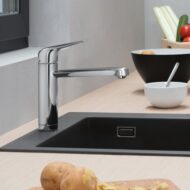 Hansgrohe Focus M42 eengreeps keukenmengkraan draaibaar uittrekbaar chroom 71807000 Hansgrohe Focus M42 eengreeps keukenmengkraan draaibaar uittrekbaar chroom 71807000