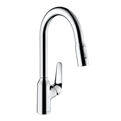 Hansgrohe Focus M42 keukenmengkraan uittrekbaar 2 straalsoorten chroom 71800000 6