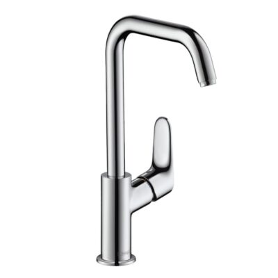 Hansgrohe Focus wastafelkraan 240 met EcoSmart met trekstang-afvoergarnituur chroom 31609000 6 Hansgrohe Focus wastafelkraan 240 met EcoSmart met trekstang-afvoergarnituur chroom 31609000 6