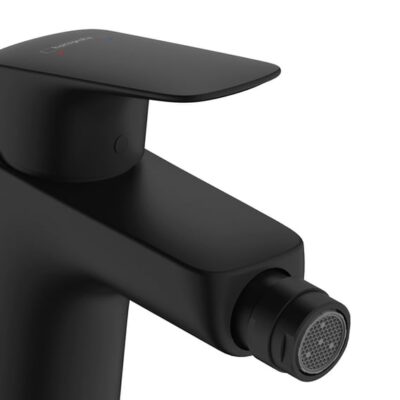 Hansgrohe Logis bidetkraan met trekstang-afvoergarnituur mat-zwart 71204670 4