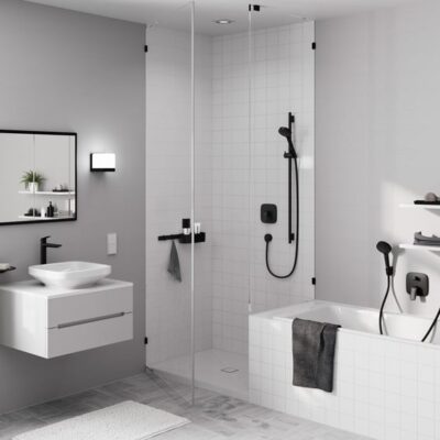 Hansgrohe Logis eengreeps inbouw douchemengkraan 1 verbruiker mat-zwart 71605670 5