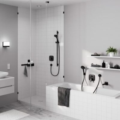 Hansgrohe Logis eengreeps inbouw mengkraan voor bad 2 verbruikers mat-zwart 71405670 7