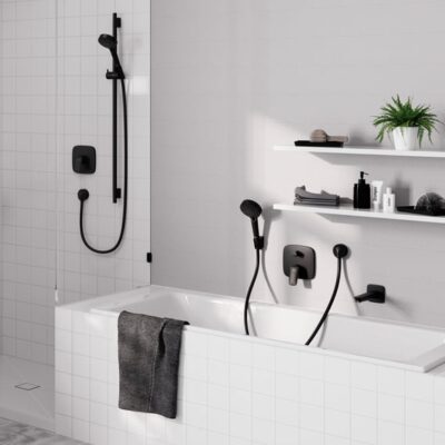 Hansgrohe Logis eengreeps inbouw mengkraan voor bad 2 verbruikers mat-zwart 71407670 6