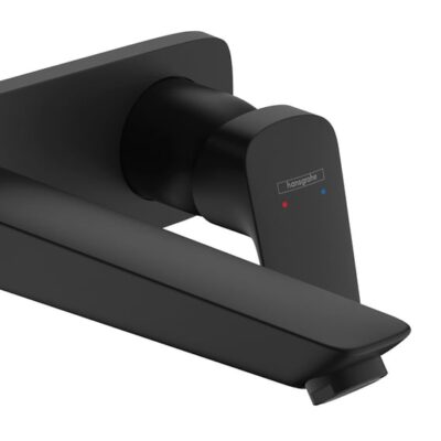 Hansgrohe Logis eengreeps inbouw wastafelmengkraan met EcoSmart met altijd open afvoer mat-zwart 71220670 6