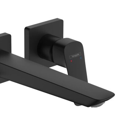 Hansgrohe Logis eengreeps inbouw wastafelmengkraan met EcoSmart met altijd open afvoer mat-zwart 71256670 6