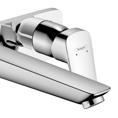 Hansgrohe Logis eengreeps inbouw wastafelmengkraan met EcoSmart met altijd open afvoer chroom 71220000 5