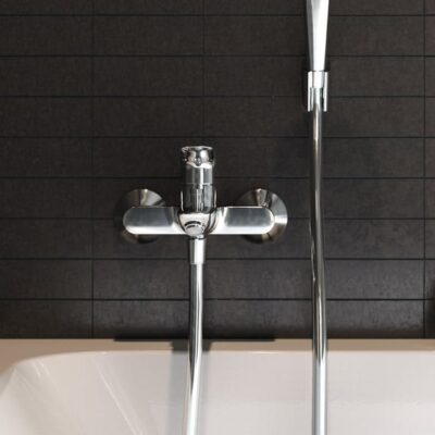 Hansgrohe Logis eengreeps opbouw badmengkraan 2 verbruikers chroom 71400000 4