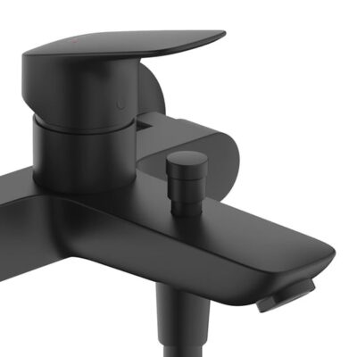 Hansgrohe Logis eengreeps opbouw badmengkraan 2 verbruikers mat-zwart 71400670 6