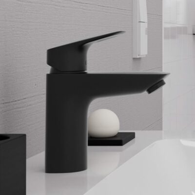 Hansgrohe Logis wastafelkraan 100 met EcoSmart mat-zwart 71101670 13 Hansgrohe Logis wastafelkraan 100 met EcoSmart mat-zwart 71101670 13