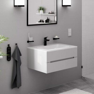 Hansgrohe Logis wastafelkraan 100 met EcoSmart met trekstang-afvoergarnituur mat-zwart 71171670 5