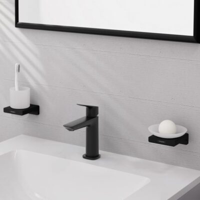 Hansgrohe Logis wastafelkraan 110 CoolStart met EcoSmart mat-zwart 71255670 13 Hansgrohe Logis wastafelkraan 110 CoolStart met EcoSmart mat-zwart 71255670 13