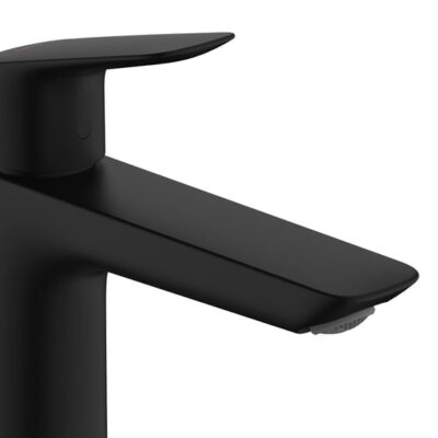Hansgrohe Logis wastafelkraan 110 met EcoSmart met trekstang-afvoergarnituur mat-zwart 71251670 10