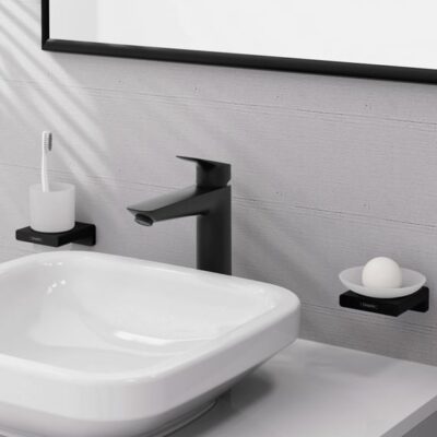 Hansgrohe Logis wastafelkraan 190 met verhoogde kraanlichaam met EcoSmart mat-zwart 71091670 4