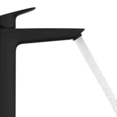 Hansgrohe Logis wastafelkraan 190 met verhoogde kraanlichaam met EcoSmart mat-zwart 71091670 7