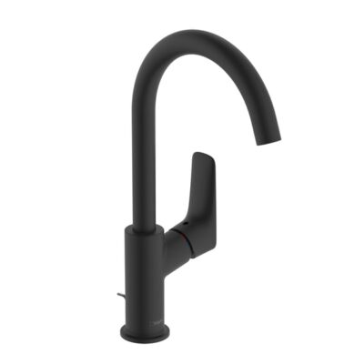 Hansgrohe Logis wastafelkraan 210 met EcoSmart met trekstang-afvoergarnituur mat-zwart 71130670 5