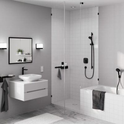 Hansgrohe Logis wastafelkraan 240 met verhoogde kraanlichaam met EcoSmart mat-zwart 71258670 6