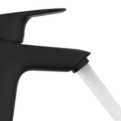 Hansgrohe Logis wastafelkraan 70 met EcoSmart mat-zwart 71071670 7