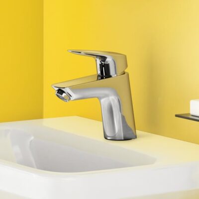 Hansgrohe Logis wastafelkraan 70 met EcoSmart met trekstang-afvoergarnituur chroom 71070000 4