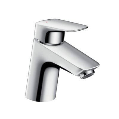Hansgrohe Logis wastafelkraan 70 met EcoSmart met trekstang-afvoergarnituur chroom 71070000 5