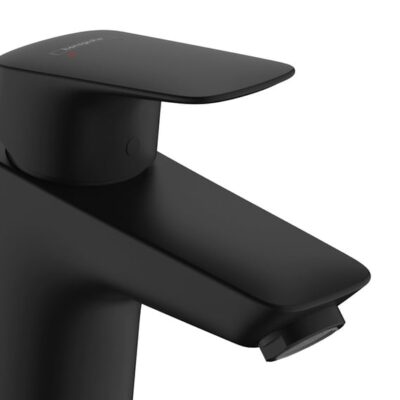 Hansgrohe Logis wastafelkraan 70 met EcoSmart met trekstang-afvoergarnituur mat-zwart 71070670 11 Hansgrohe Logis wastafelkraan 70 met EcoSmart met trekstang-afvoergarnituur mat-zwart 71070670 11