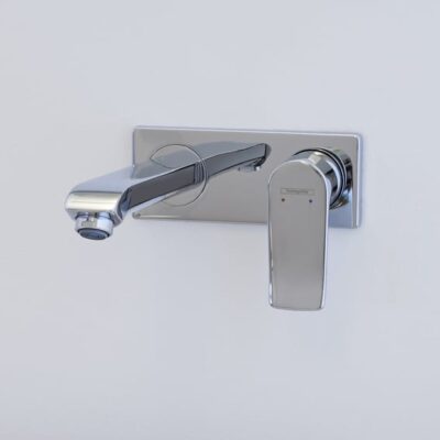 Hansgrohe Metris eengreeps inbouw wastafelmengkraan met EcoSmart met altijd open afvoer chroom 31086000 4