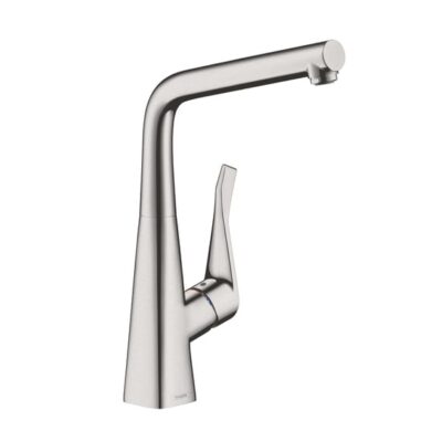 Hansgrohe Metris M71 eengreeps keukenmengkraan draaibare uitloop edelstaal finish 14822800 4 Hansgrohe Metris M71 eengreeps keukenmengkraan draaibare uitloop edelstaal finish 14822800 4