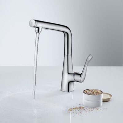 Hansgrohe Metris Select M71 eengreeps keukenmengkraan draaibaar chroom 14883000 4