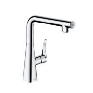 Hansgrohe Metris Select M71 eengreeps keukenmengkraan draaibare uitloop chroom 14847000