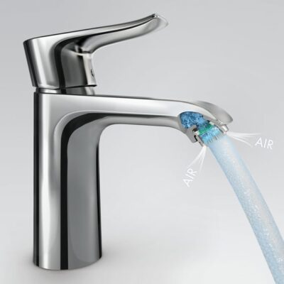 Hansgrohe Metris wastafelkraan 110 LowFlow met trekstang-afvoergarnituur chroom 31203000 4