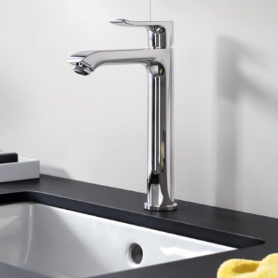 Hansgrohe Metris wastafelkraan 200 met verhoogde kraanlichaam chroom 31185000 4