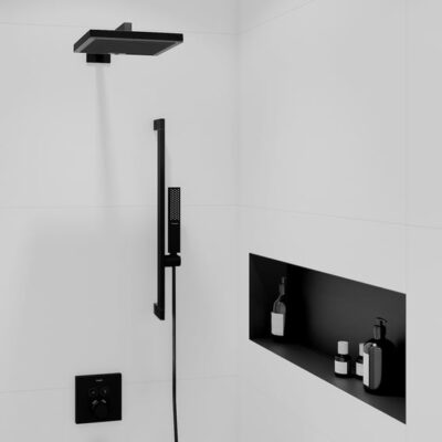 Hansgrohe Pulsify E glijstangset met garnituur 1 straalsoort 663 mm mat-zwart 24370670 4