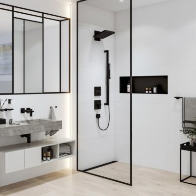 Hansgrohe Pulsify E glijstangset met garnituur 1 straalsoort 663 mm mat-zwart 24371670 5