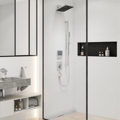Hansgrohe Pulsify E glijstangset met garnituur 1 straalsoort 950 mm chroom 24380000 4