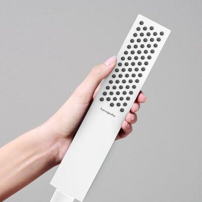 Hansgrohe Pulsify E glijstangset met garnituur 1 straalsoort 950 mm mat-wit 24381700 6