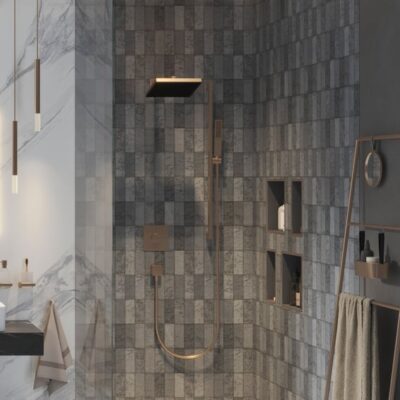 Hansgrohe Pulsify hoofddouche 1 straalsoort 260 x 260 mm brons geborsteld 24330140 10 Hansgrohe Pulsify hoofddouche 1 straalsoort 260 x 260 mm brons geborsteld 24330140 10