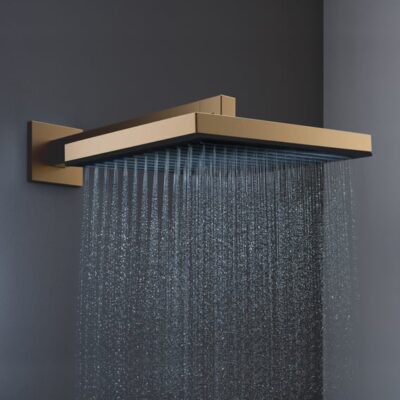 Hansgrohe Pulsify hoofddouche 1 straalsoort 260 x 260 mm brons geborsteld 24330140 11 Hansgrohe Pulsify hoofddouche 1 straalsoort 260 x 260 mm brons geborsteld 24330140 11