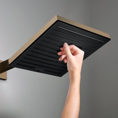 Hansgrohe Pulsify hoofddouche 1 straalsoort 260 x 260 mm brons geborsteld 24330140 13 Hansgrohe Pulsify hoofddouche 1 straalsoort 260 x 260 mm brons geborsteld 24330140 13