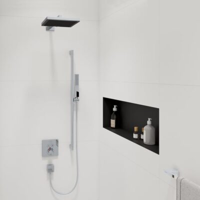 Hansgrohe Pulsify hoofddouche 1 straalsoort 260 x 260 mm chroom 24333000 9 Hansgrohe Pulsify hoofddouche 1 straalsoort 260 x 260 mm chroom 24333000 9