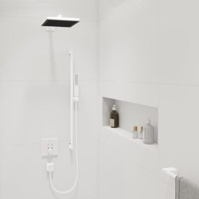 Hansgrohe Pulsify hoofddouche 1 straalsoort 260 x 260 mm mat-wit 24330700 9 Hansgrohe Pulsify hoofddouche 1 straalsoort 260 x 260 mm mat-wit 24330700 9