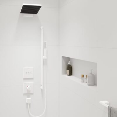 Hansgrohe Pulsify regendouchekopset 2 straalsoorten 260 x 260 mm mat-wit 24351700 10 Hansgrohe Pulsify regendouchekopset 2 straalsoorten 260 x 260 mm mat-wit 24351700 10