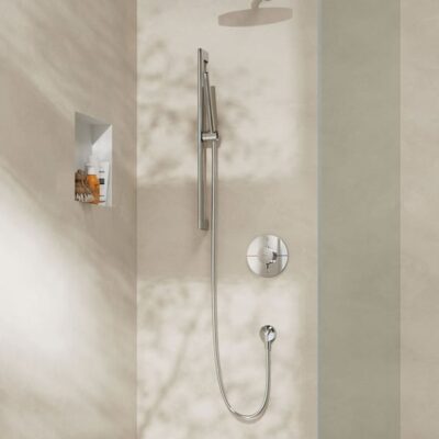 Hansgrohe Pulsify S glijstangset met garnituur 1 straalsoort 663 mm chroom 24372000 5