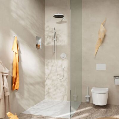 Hansgrohe Pulsify S glijstangset met garnituur 1 straalsoort 663 mm mat-wit 24373700 5