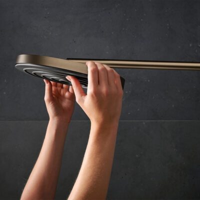 Hansgrohe Pulsify S Puro thermostatische opbouw regendoucheset met EcoSmart Ø260 mm brons geborsteld 24237140 10