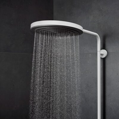 Hansgrohe Pulsify S Puro thermostatische opbouw regendoucheset met EcoSmart Ø260 mm mat-wit 24237700 4