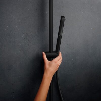 Hansgrohe Pulsify S Puro thermostatische opbouw regendoucheset met EcoSmart Ø260 mm mat-zwart 24223670 6