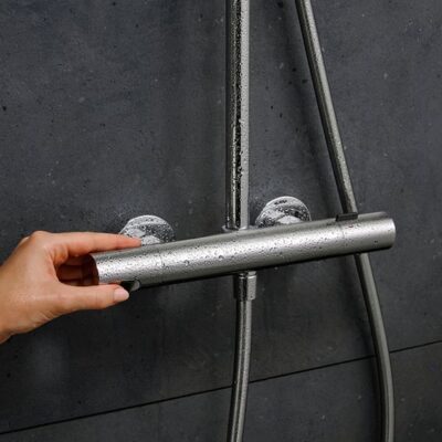 Hansgrohe Pulsify S Puro thermostatische opbouw regendoucheset Ø260 mm chroom 24222000 13