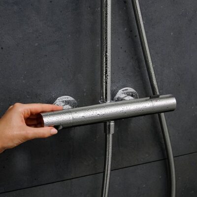 Hansgrohe Pulsify S Puro thermostatische opbouw regendoucheset met EcoSmart Ø260 mm chroom 24237000 10