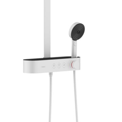 Hansgrohe Pulsify S thermostatische opbouw regendoucheset Ø260 mm mat-wit 24240700 4